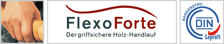 FlexoForte - Der griffsichere Holz-Handlauf mit dem Barrierfreisiegel vom TV